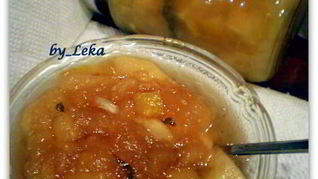 Варенье из кабачка и яблок с лимоном и мятой