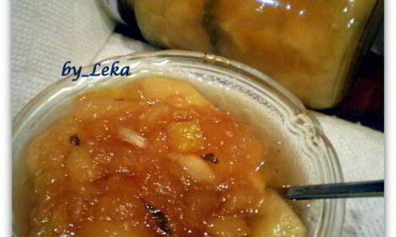 Рецепт варенья из кабачка и яблок с лимоном и мятой