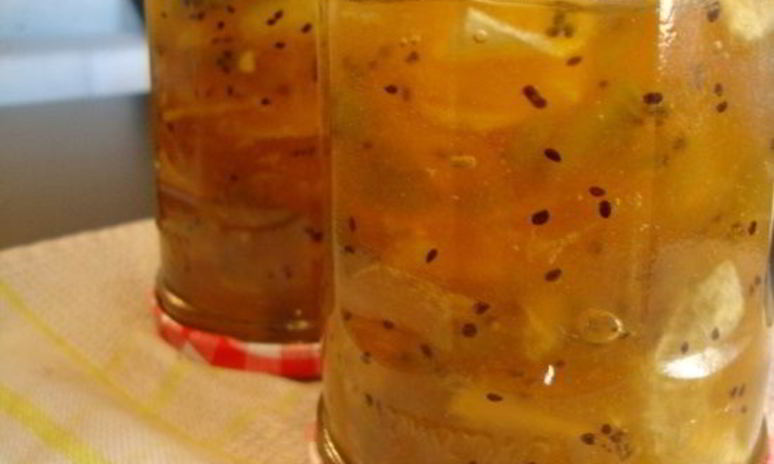Рецепт варенья из киви и яблок