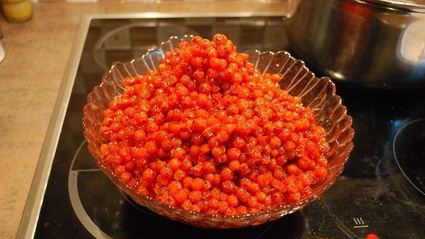 варенье из красной рябины