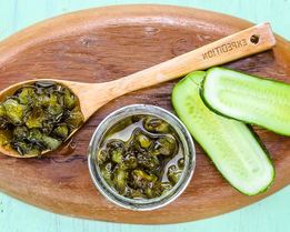 Варенье из огурца, лайма и мяты