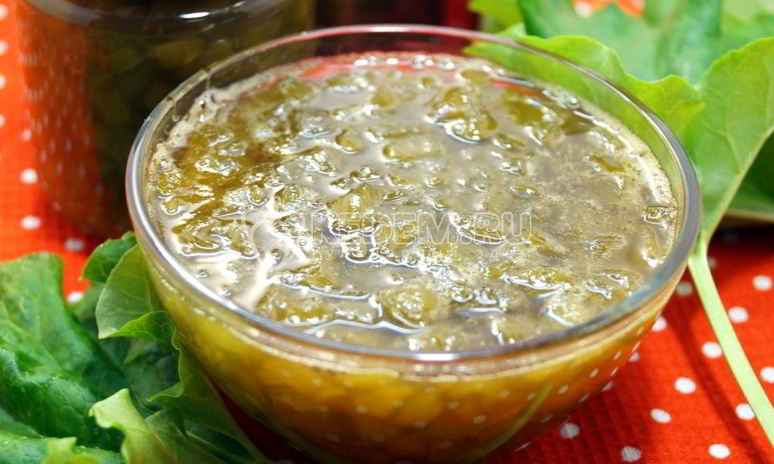 Рецепт варенья из ревеня