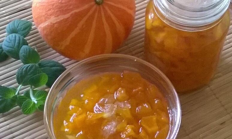 Рецепт варенья из тыквы с цитрусовым оттенком