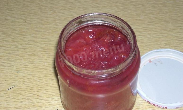 Рецепт варенья слива яблоки на зиму