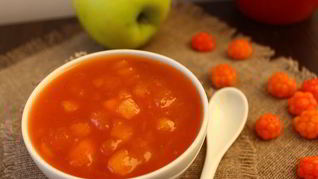 Яблочно-морошковый конфитюр с мартини