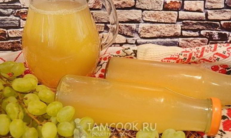 Рецепт виноградного сока на зиму