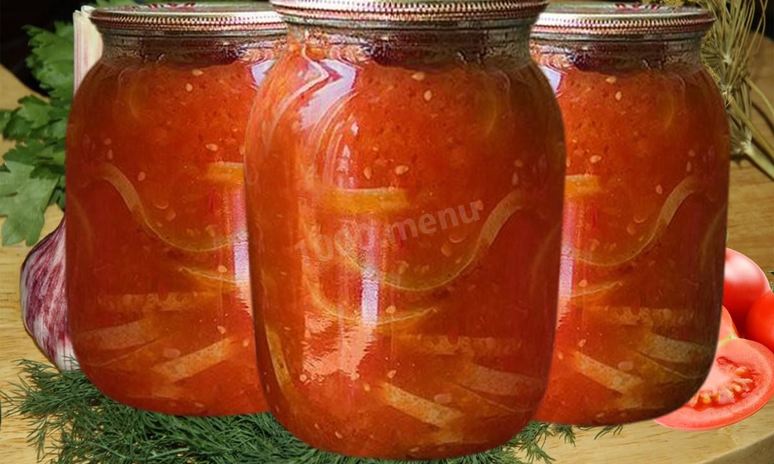 Рецепт языка из кабачков на зиму с томатной пастой