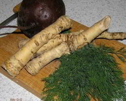 Заготовка хрена на зиму