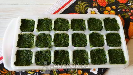 заморозка кинзы на зиму