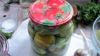 зеленые помидоры на зиму