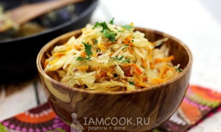 Рецепт жареной квашеной капусты