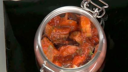 жареные баклажаны на зиму с чесноком и помидорами