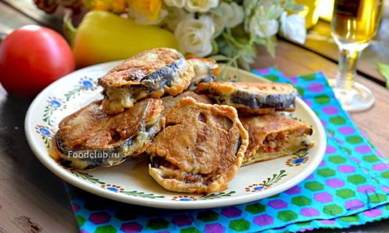 Рецепт баклажанов в кляре