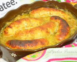 Белая колбаса в пиве