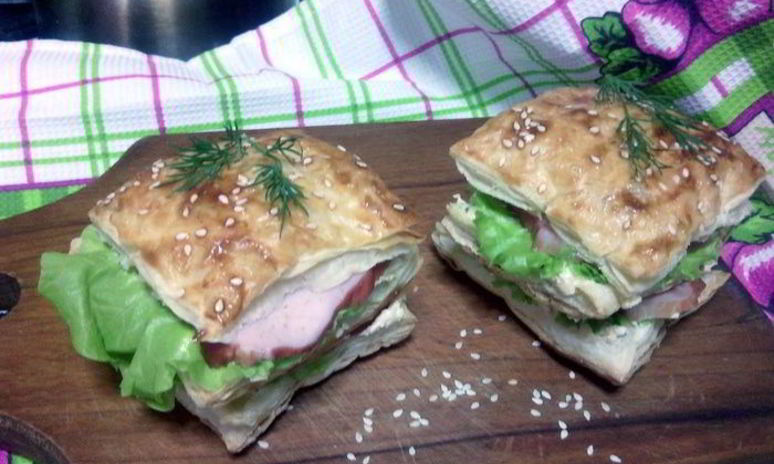 Рецепт бутерброда мильфей