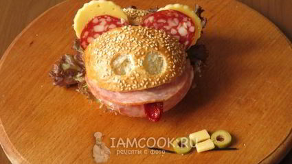 бутерброд обезьяна