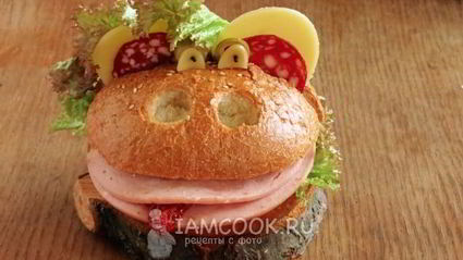 бутерброд обезьяна