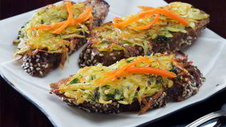 Бутерброд с картофельной начинкой