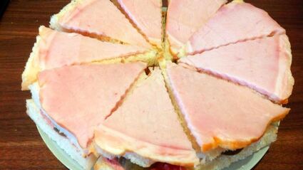 бутербродный торт