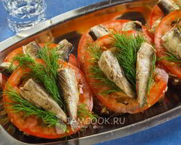 Бутерброды Балтийский моряк со шпротами