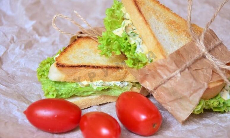 Рецепт бутербродов для пикника сэндвич с яичным салатом