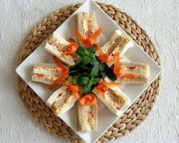 Бутерброды на свадебный стол