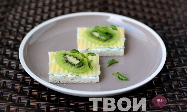 Рецепт бутербродов с киви