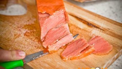 бутерброды с красной рыбой