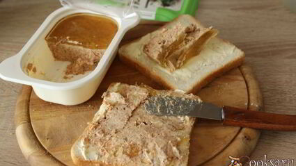 бутерброды с паштетом и свежими овощами