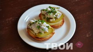Бутерброды с селедкой