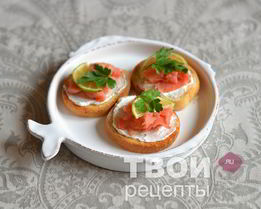 Бутерброды с семгой