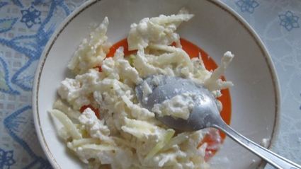 бутерброды с творожно-яблочной массой