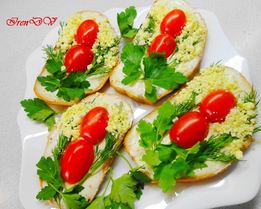 Бутерброды Восьмое марта