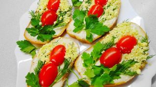 Бутерброды Восьмое марта