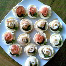 Бутерброды с красной рыбой