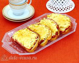 Горячие бутерброды с ананасом