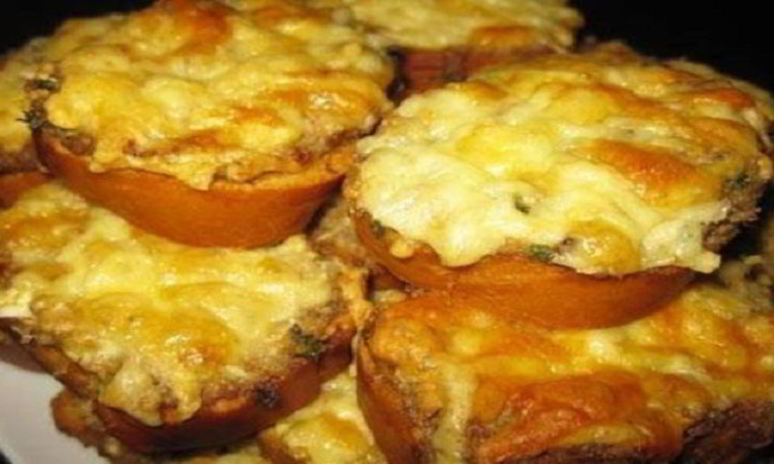 Рецепт горячих бутербродов с рыбой