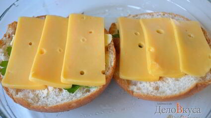 горячие бутерброды с сыром