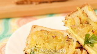 Горячие бутерброды в духовке