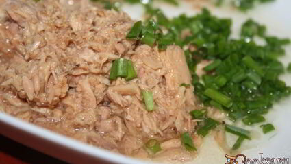 картофельные бутерброды с тунцом к завтраку