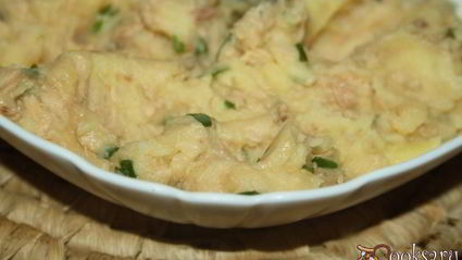 картофельные бутерброды с тунцом к завтраку