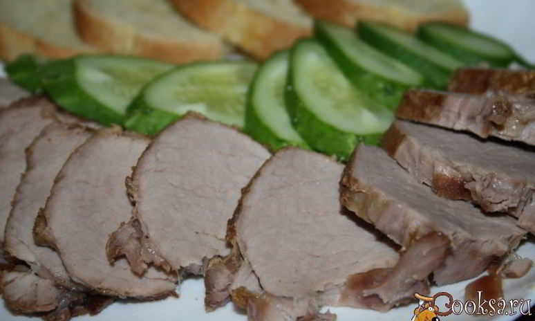 Рецепт свиной вырезки для бутербродов в чесночно-имбирно-соевом маринаде