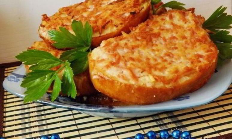 Рецепт жареных бутербродов с картошкой