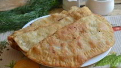 чебуреки с мясом