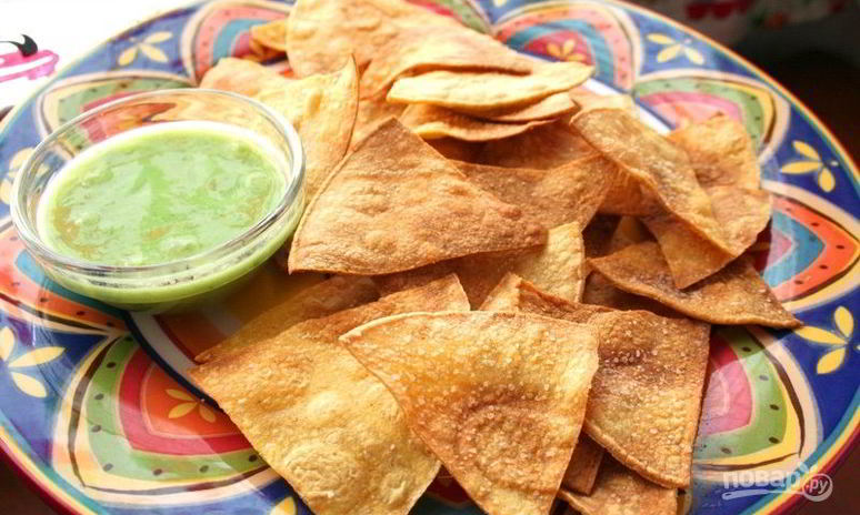 Рецепт чипсов начос в духовке