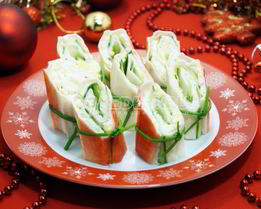 Фаршированные крабовые палочки