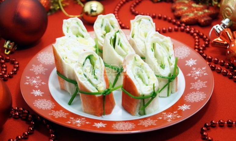 Рецепт фаршированных крабовых палочек