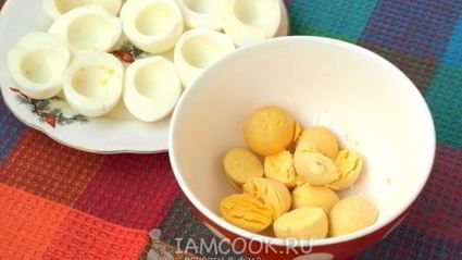 яйца фаршированные грибами