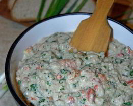 Баклажанная икра с тахиной