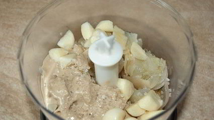 баклажанная икра с тахиной